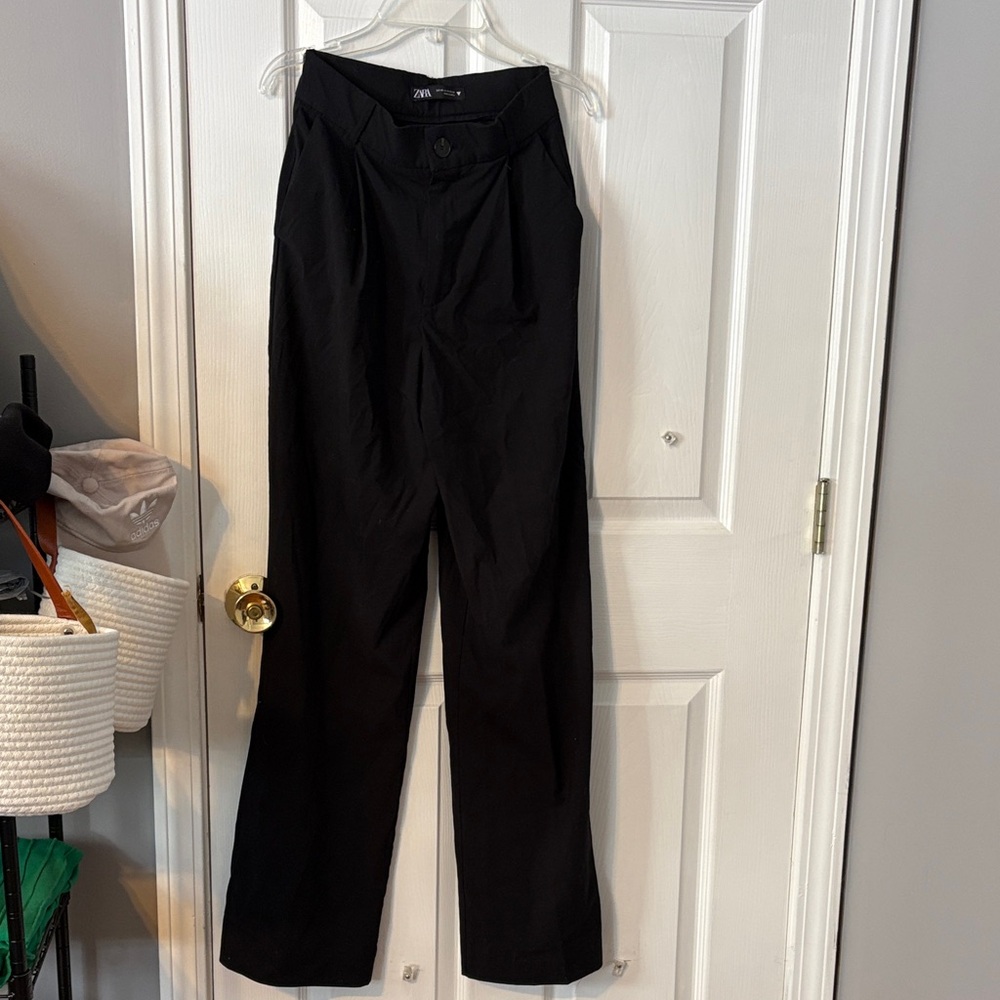 Zara woman’s Elegant Black Dress Pants